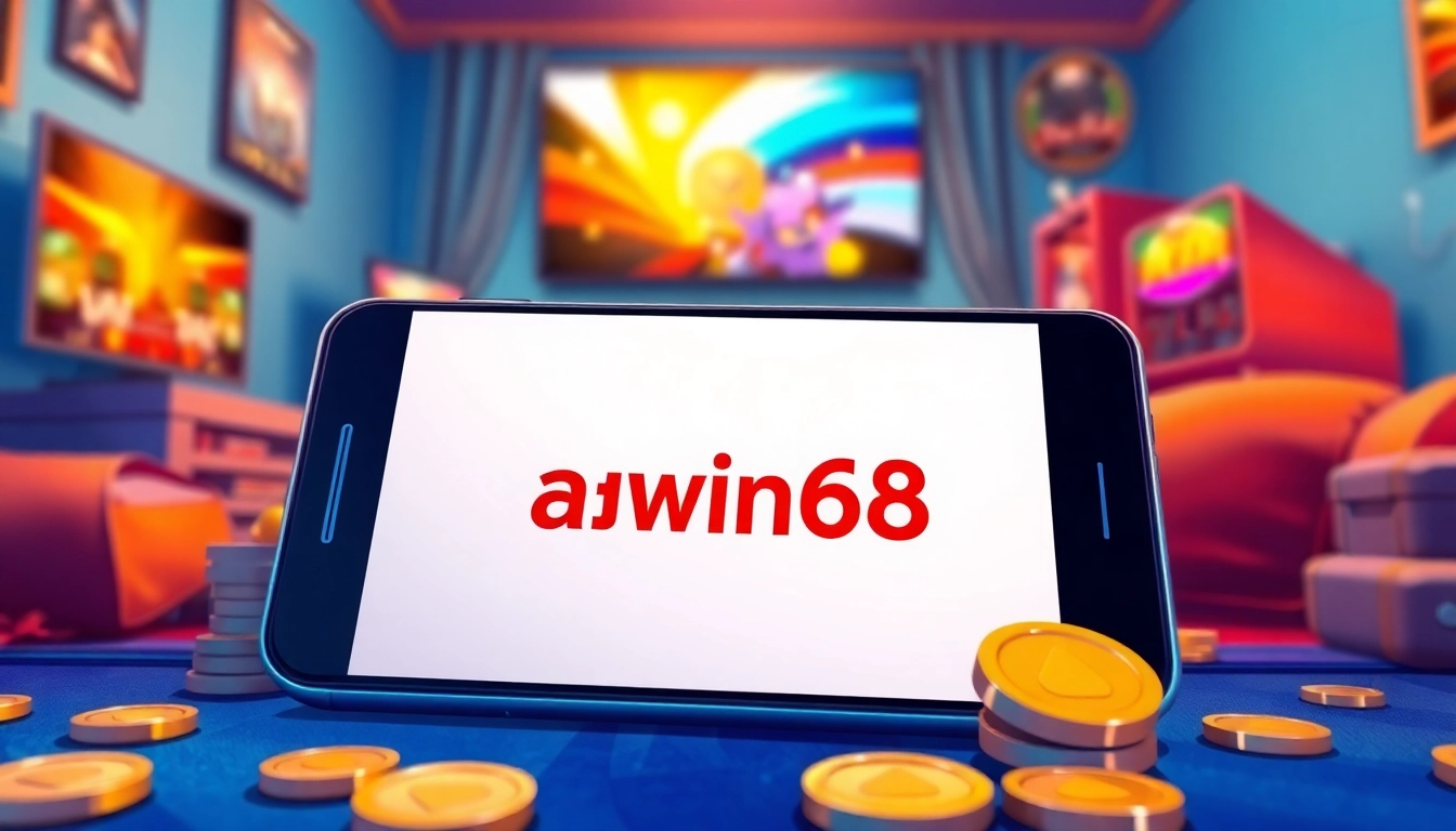 Download the awin68 app on your smartphone for an exciting gaming experience.